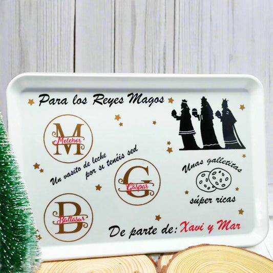 Bandeja personalizada Reyes Magos