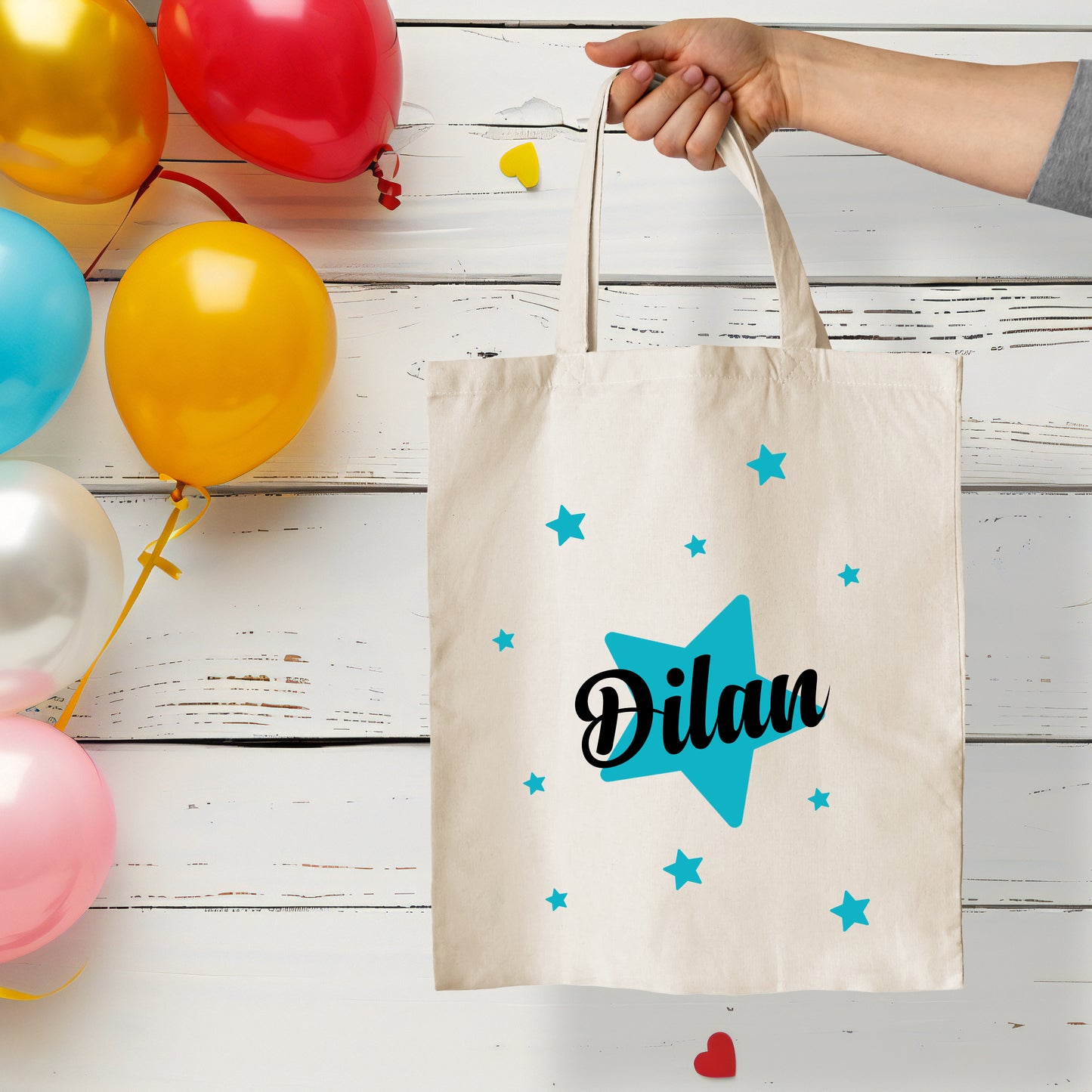 Bolsa totebag infantil "Estrellas"