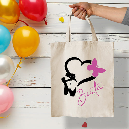 Bolsa totebag infantil "Bailarina"